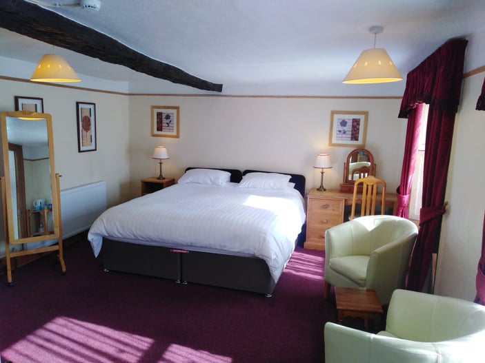 Room 4: first-floor room with a superking double bed, which can be made up as a twin when arranged in advance